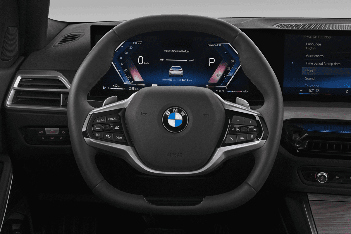 Lenkrad eines BMW 3er Limousine