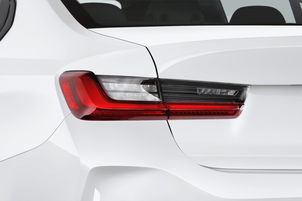 Heckleuchten eines BMW 3er Limousine