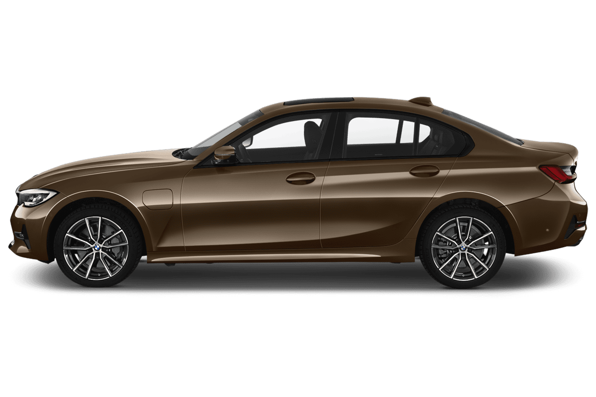 Seitenansicht eines BMW 3er Limousine Plug-in-Hybrid