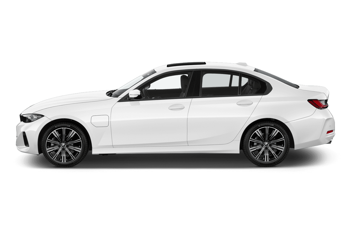 Seitenansicht eines BMW 3er Limousine Plug-in-Hybrid
