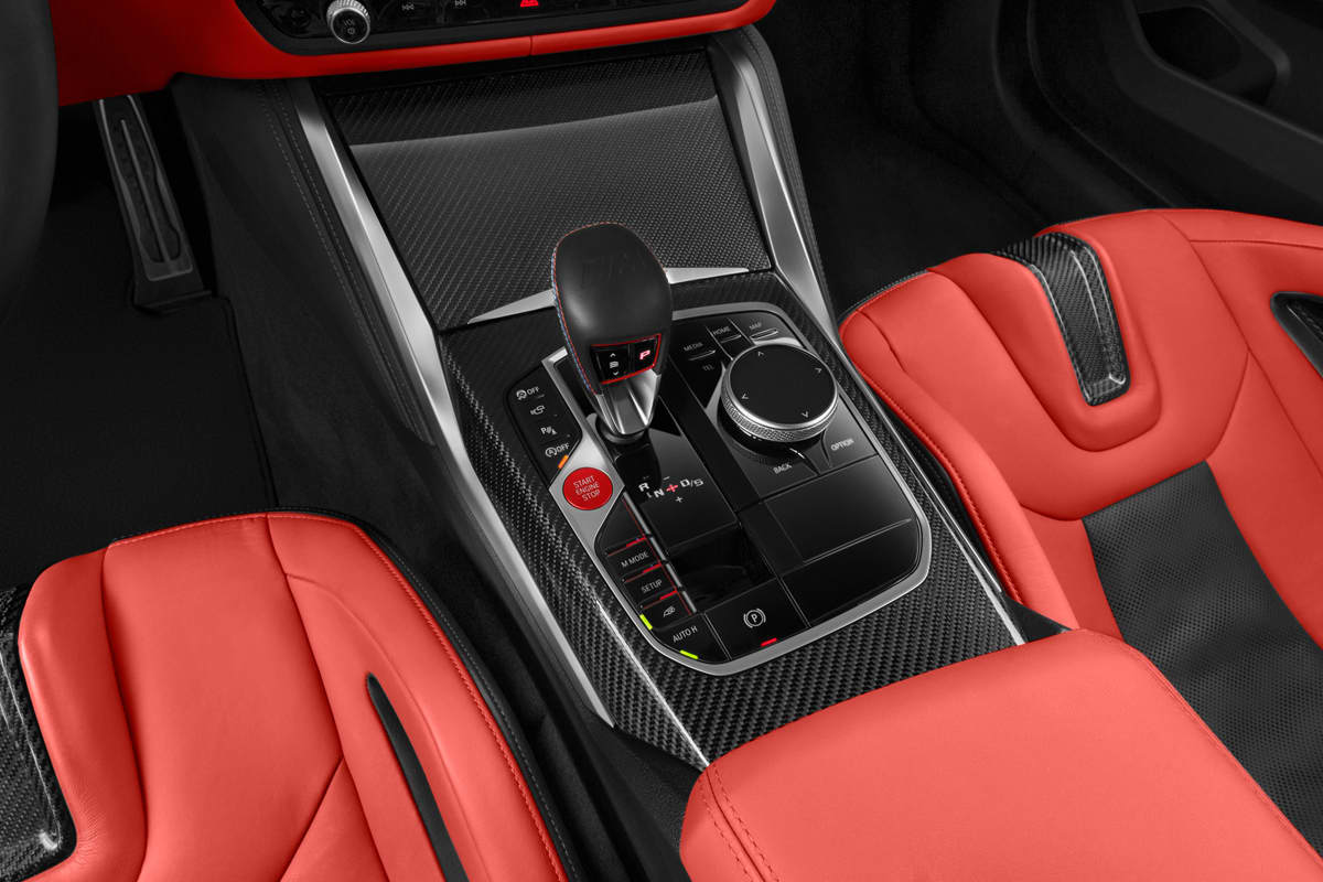 Schaltknüppel eines BMW M3 Touring