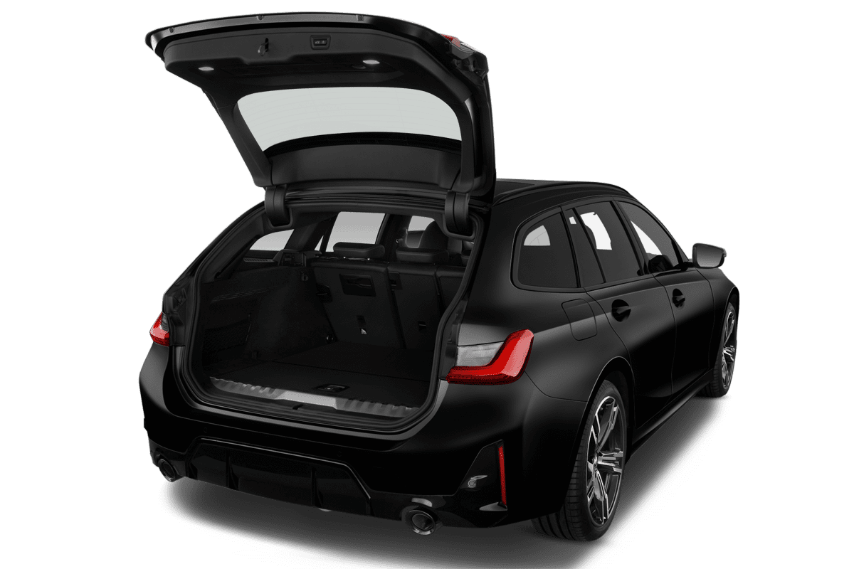 Kofferraum eines BMW 3er Touring Plug-in-Hybrid