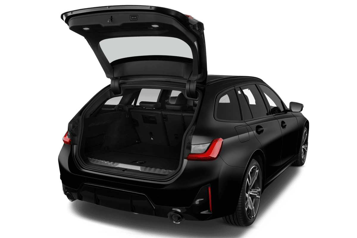 Kofferraum eines BMW 3er Touring Plug-in-Hybrid