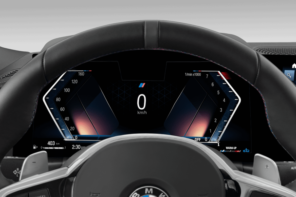 Kombiinstrument eines BMW 4er Cabrio 