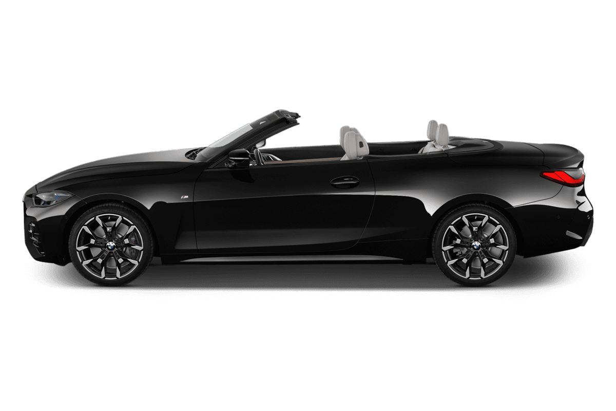 Seitenansicht eines BMW 4er Cabrio 