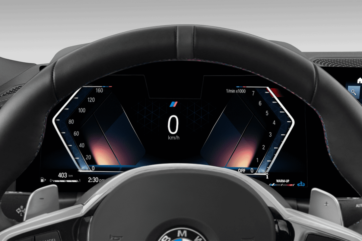 Kombiinstrument eines BMW 4er Cabrio 