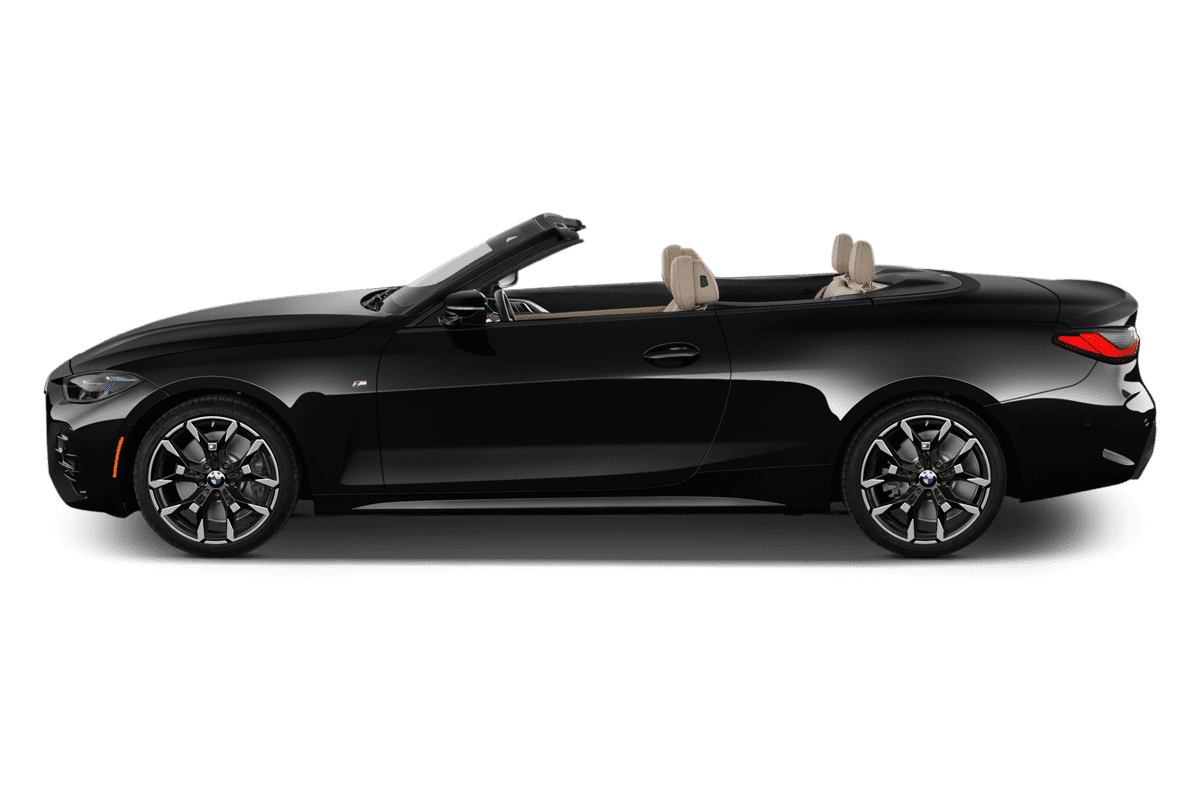 Seitenansicht eines BMW 4er Cabrio 