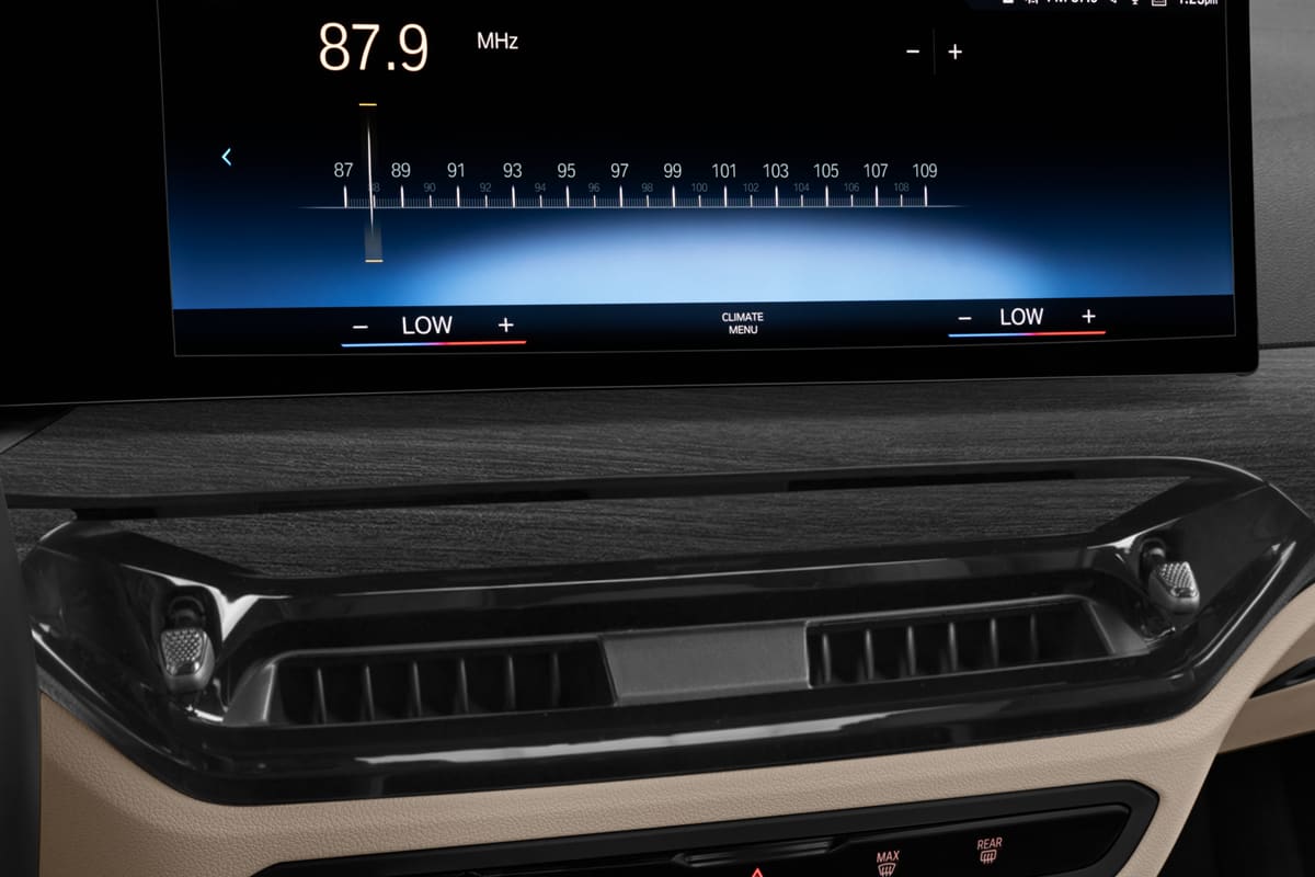 Klimasteuerung eines BMW 4er Cabrio 