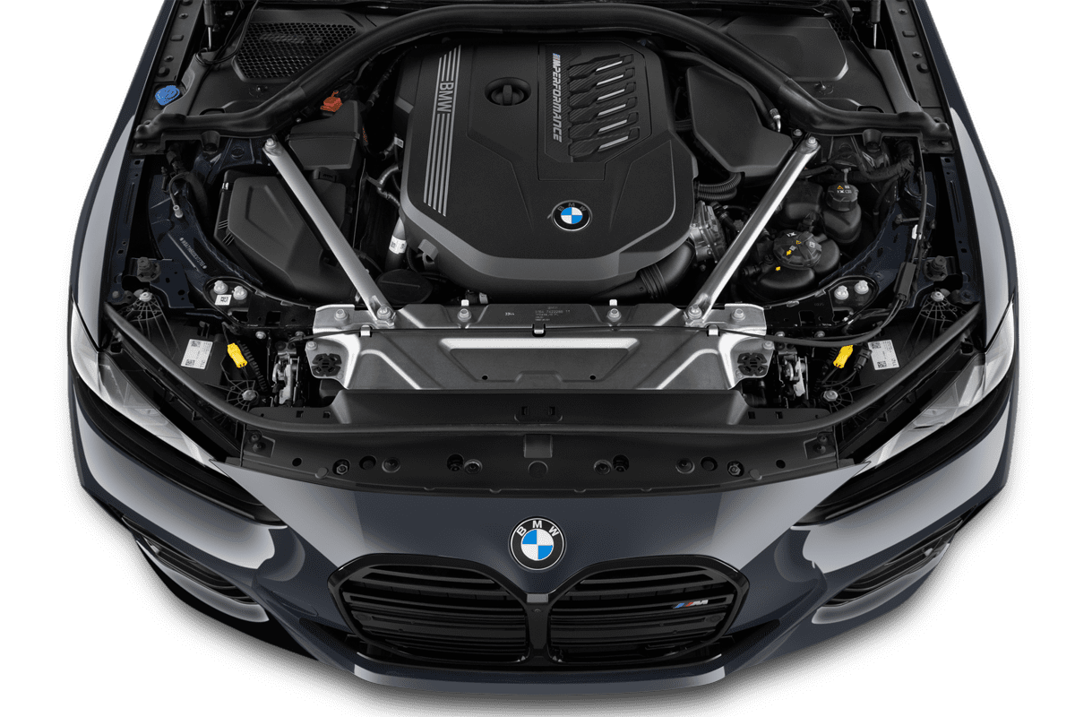 Motorraum eines BMW 4er Coupé