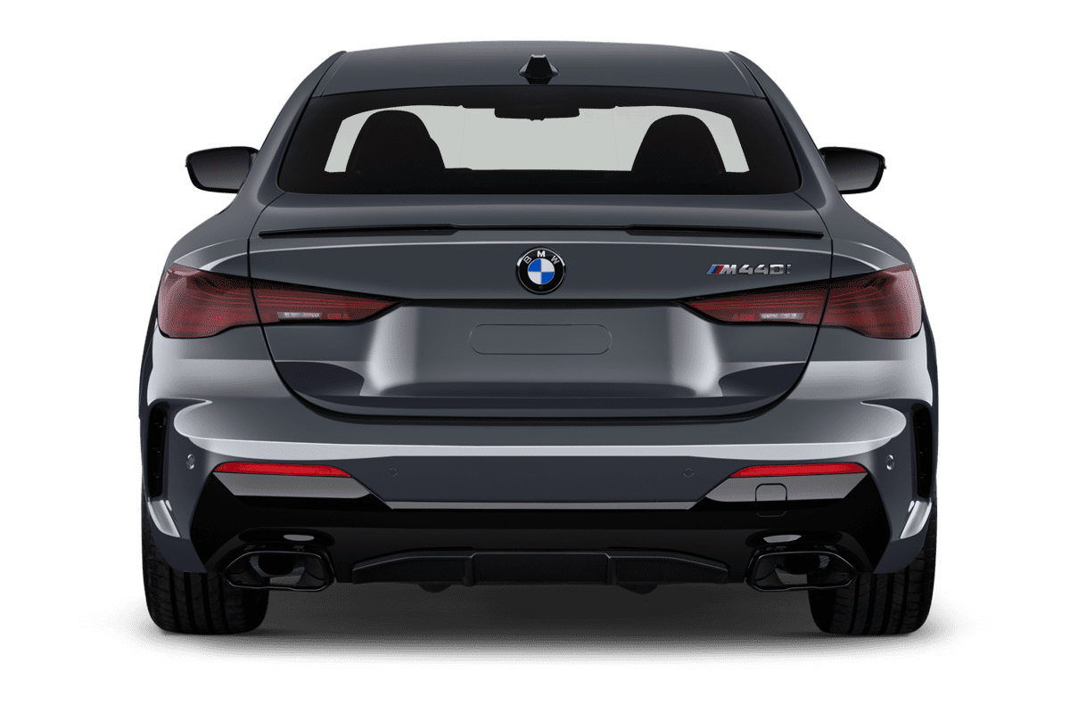 Heckansicht eines BMW 4er Coupé