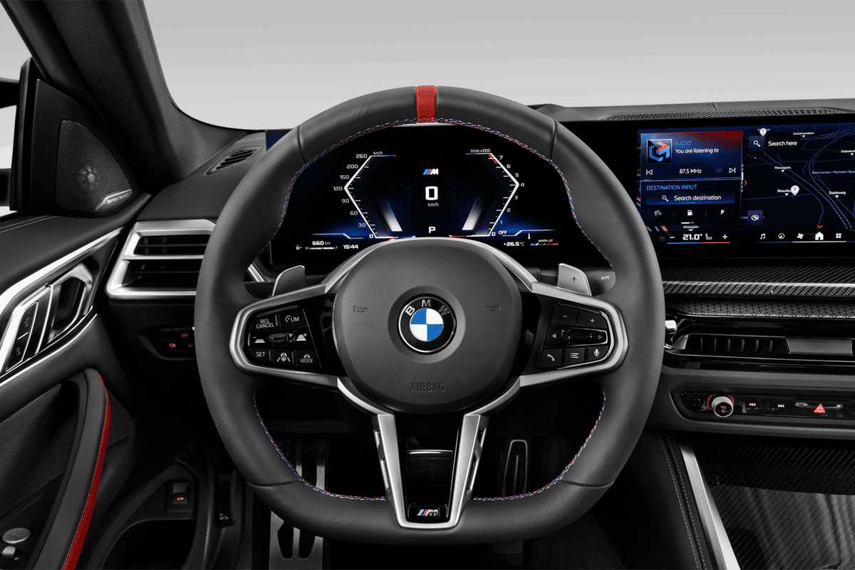 Lenkrad eines BMW 4er Coupé