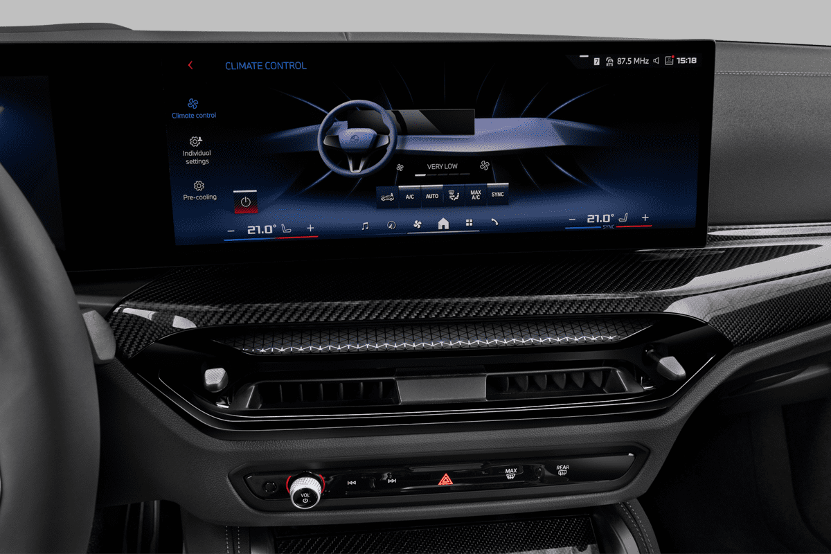 Klimasteuerung eines BMW 4er Coupé