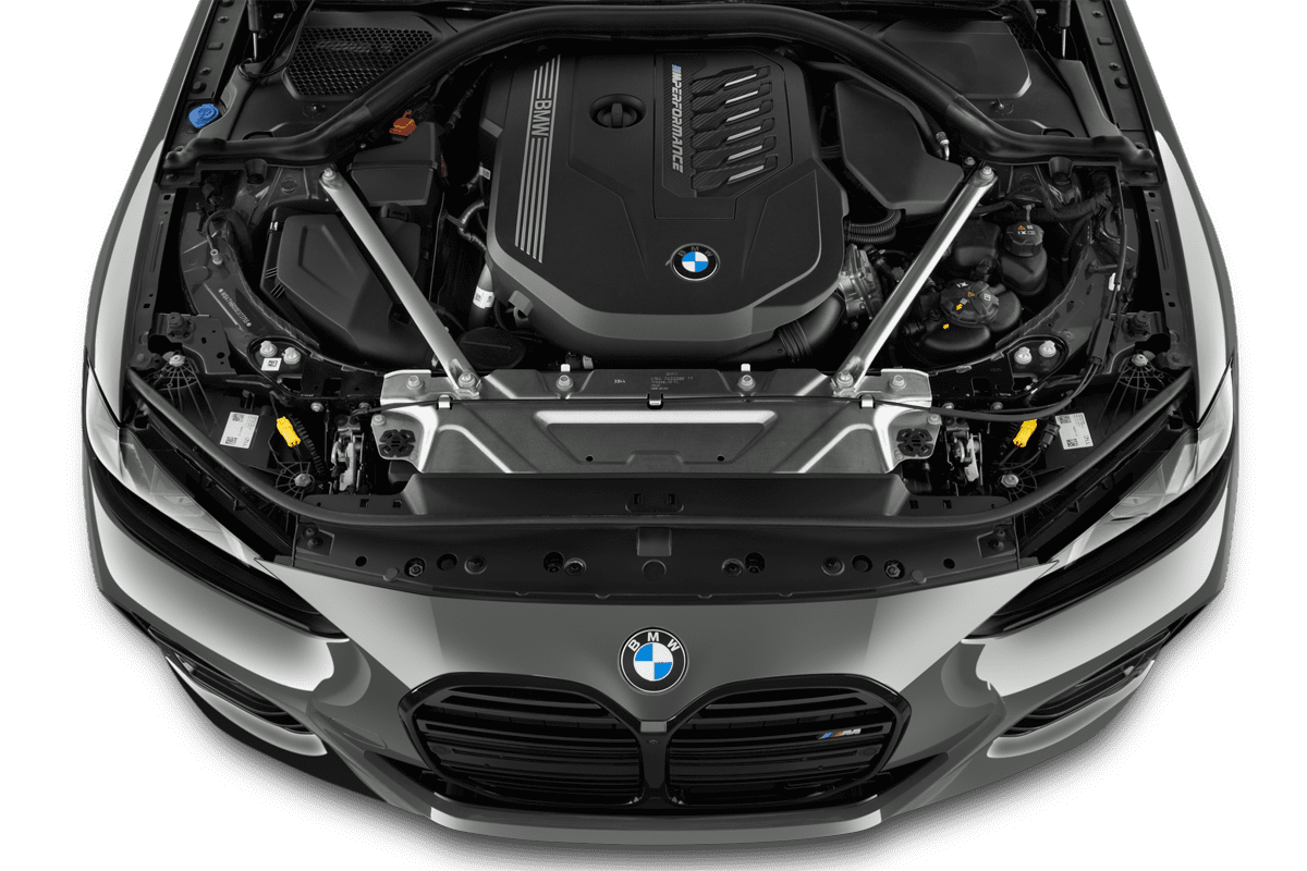 Motorraum eines BMW 4er Coupé