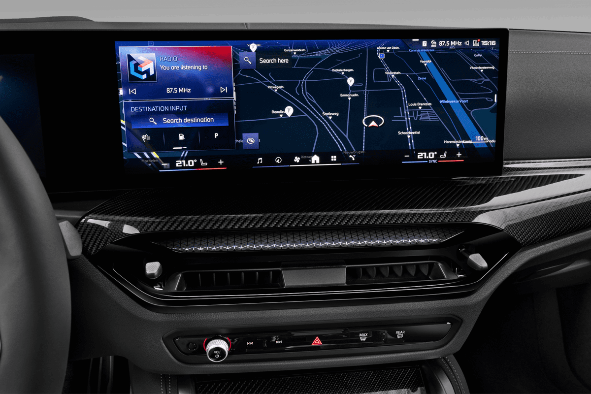 Mittelkonsole eines BMW 4er Coupé