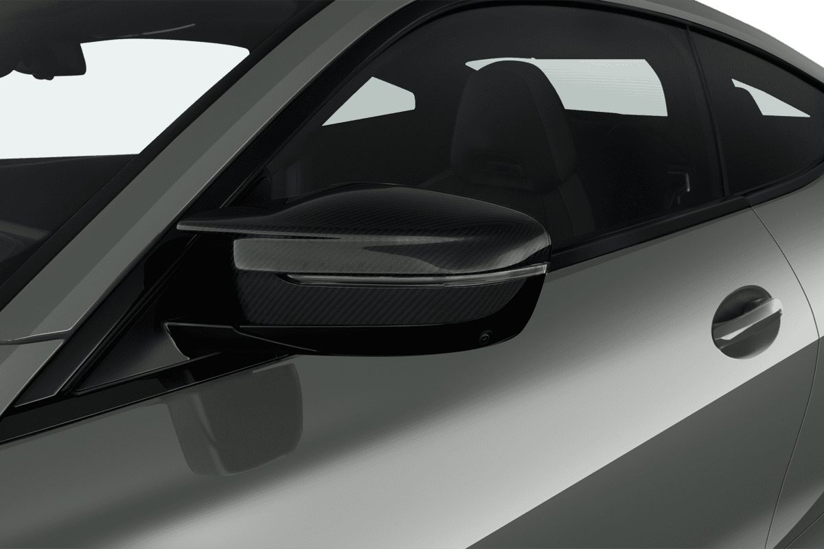 Rückspiegel eines BMW 4er Coupé