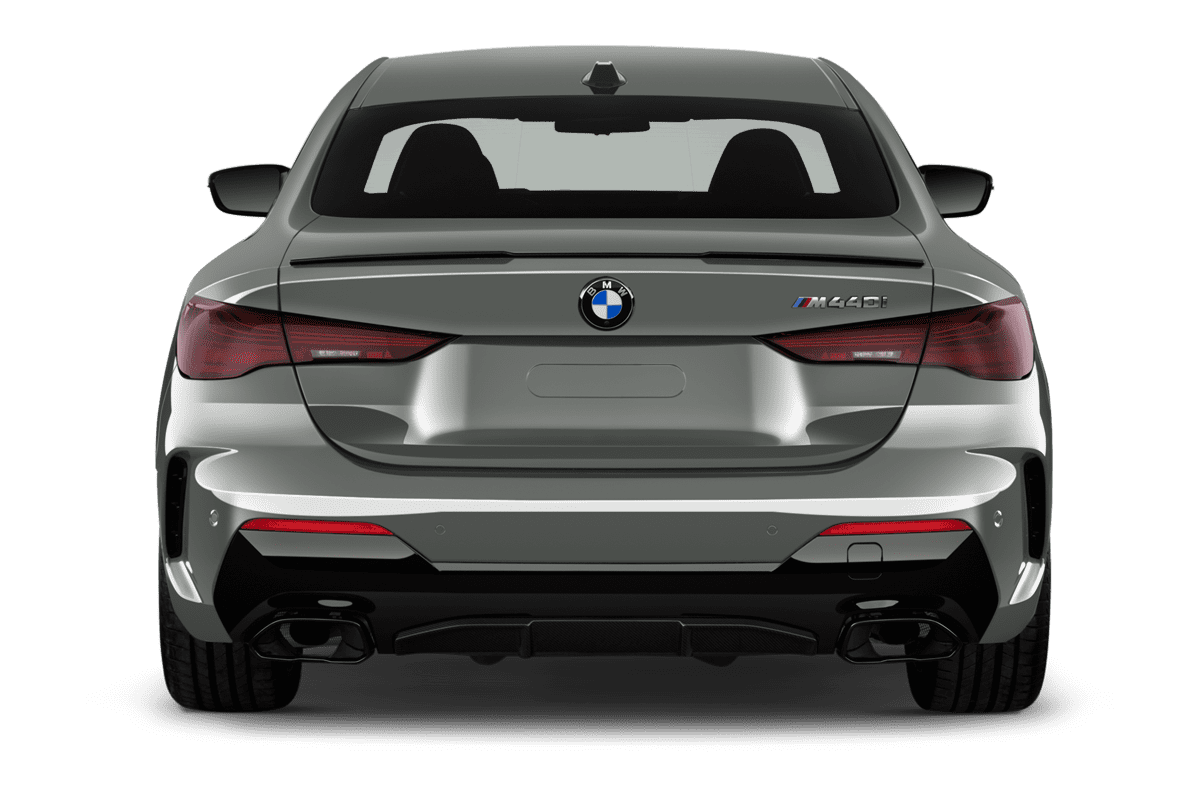 Heckansicht eines BMW 4er Coupé