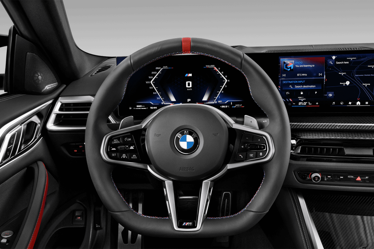 Lenkrad eines BMW 4er Coupé