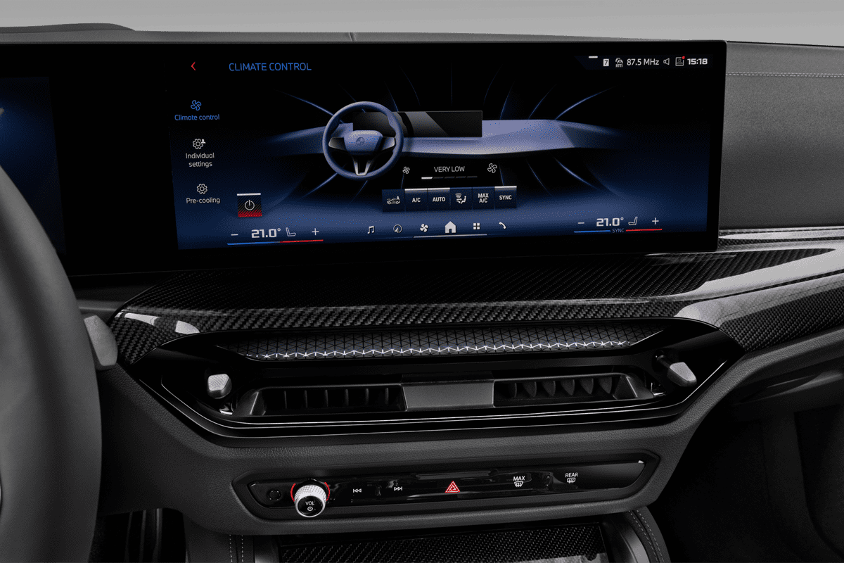 Klimasteuerung eines BMW 4er Coupé