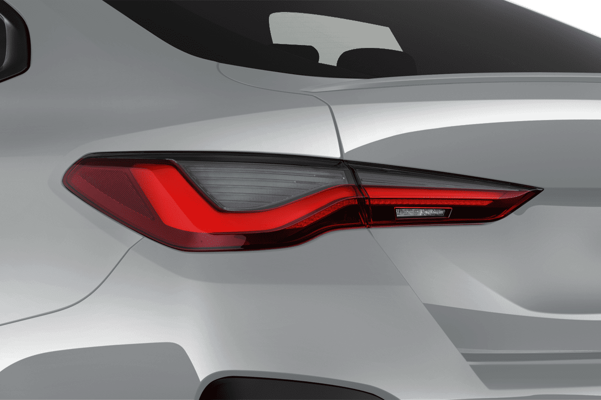 Heckleuchten eines BMW 4er Gran Coupé 