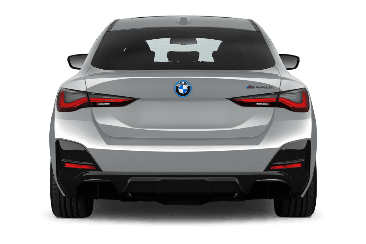 Heckansicht eines BMW 4er Gran Coupé 