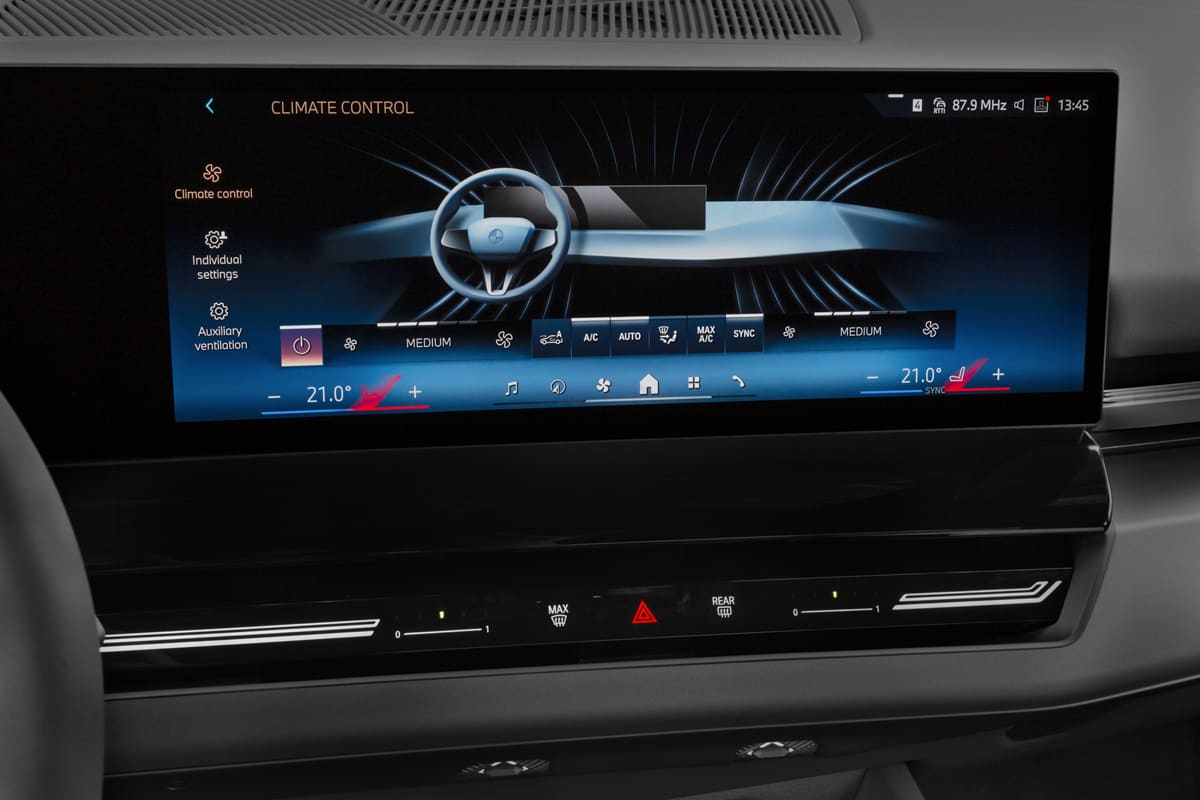 Klimasteuerung eines BMW 5er Limousine