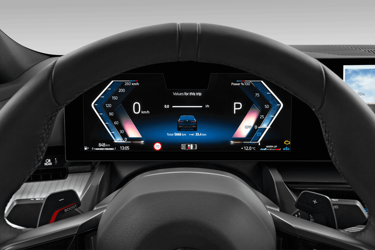 Kombiinstrument eines BMW 5er Limousine Plug-in-Hybrid