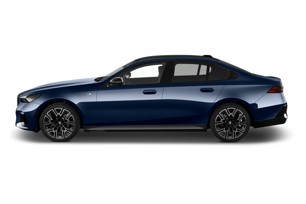 Seitenansicht eines BMW 5er Limousine Plug-in-Hybrid