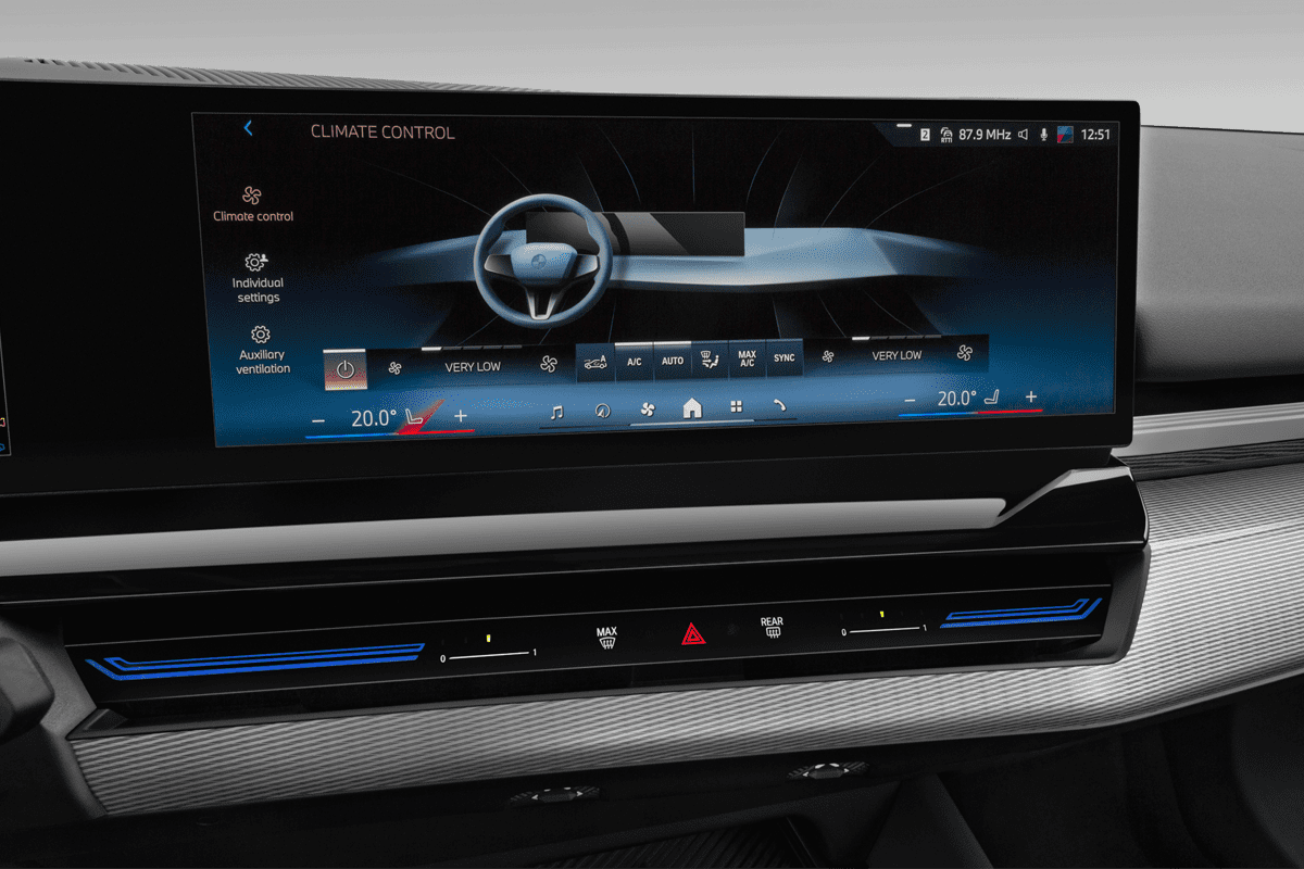 Klimasteuerung eines BMW 5er Limousine Plug-in-Hybrid