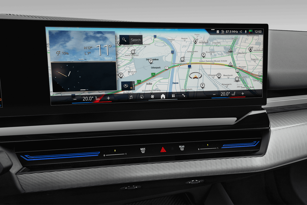 Mittelkonsole eines BMW 5er Limousine