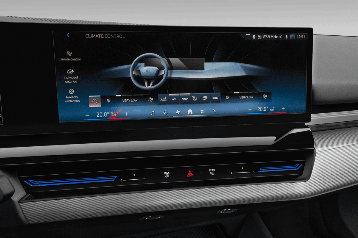 Klimasteuerung eines BMW 5er Limousine