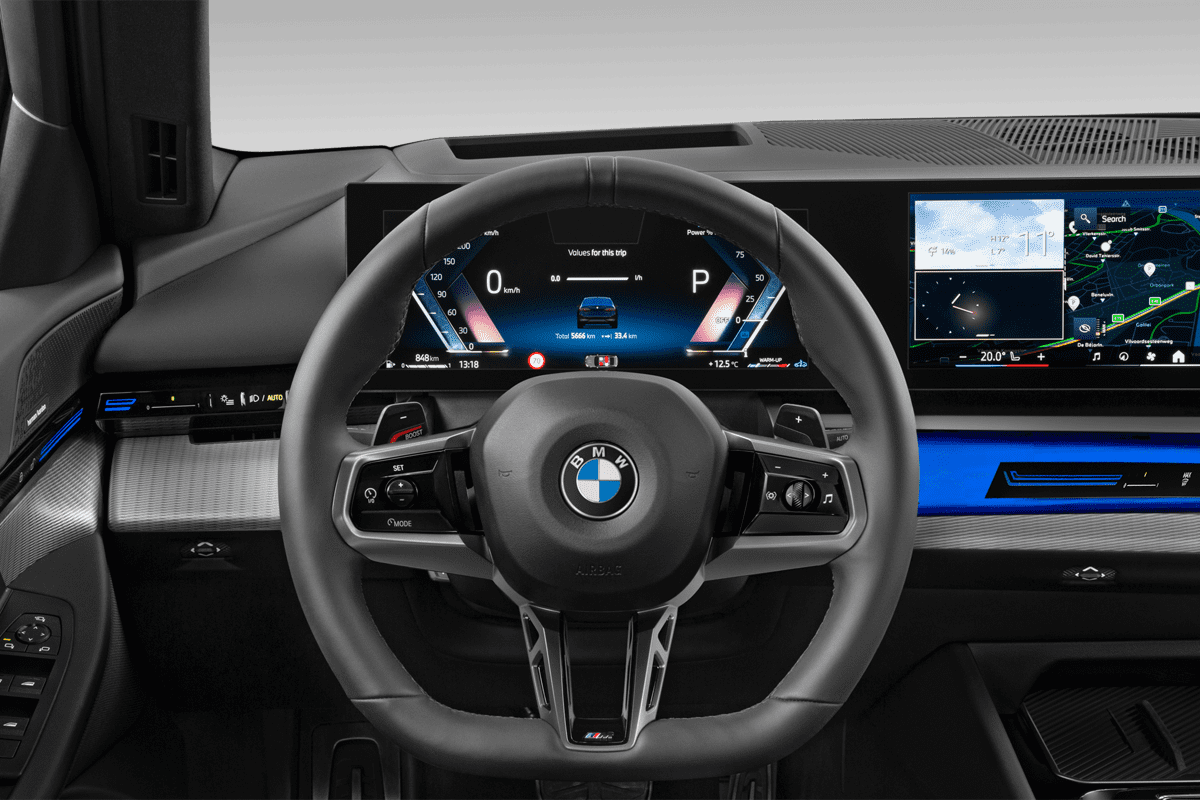 Lenkrad eines BMW 5er Limousine Plug-in-Hybrid 