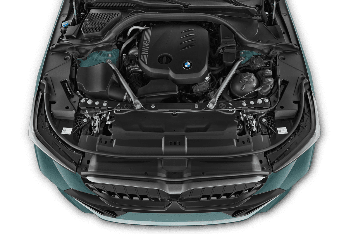 Motorraum eines BMW 5er Touring 