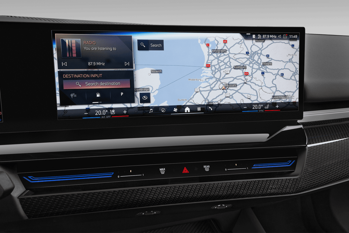 Mittelkonsole eines BMW 5er Touring 