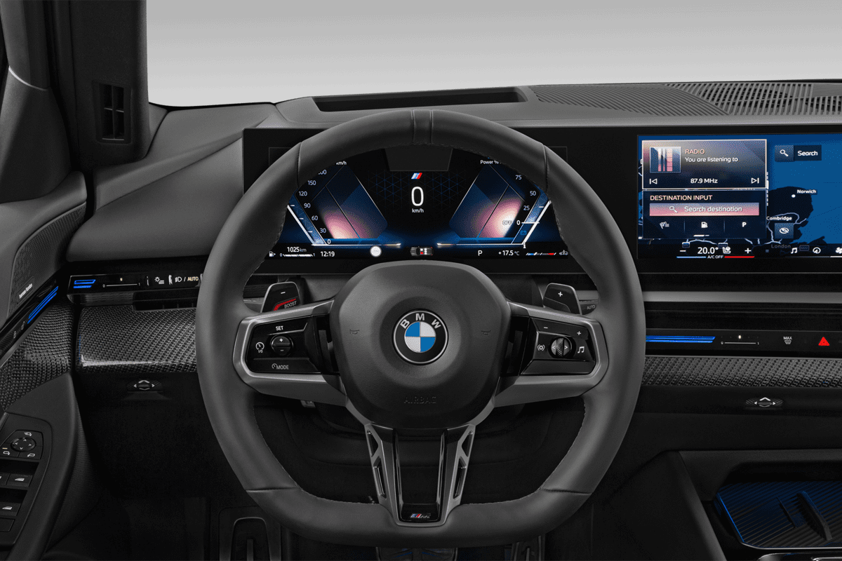 Lenkrad eines BMW 5er Touring 