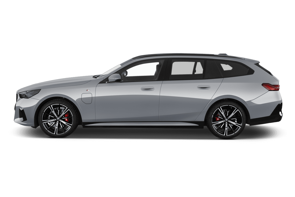 Seitenansicht eines BMW 5er Touring Plug-in-Hybrid