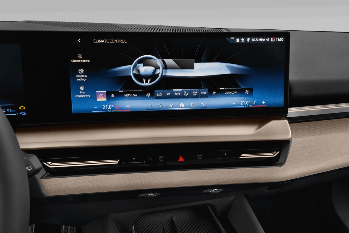 Klimasteuerung eines BMW 5er Touring Plug-in-Hybrid