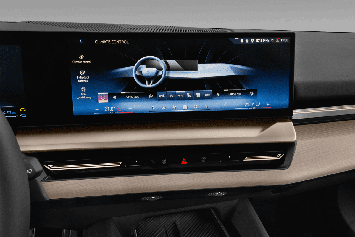 Klimasteuerung eines BMW 5er Touring Plug-in-Hybrid