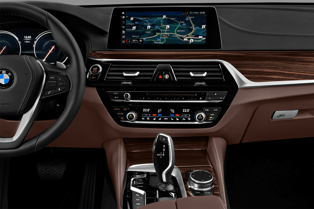 Mittelkonsole eines BMW 6er Gran Turismo