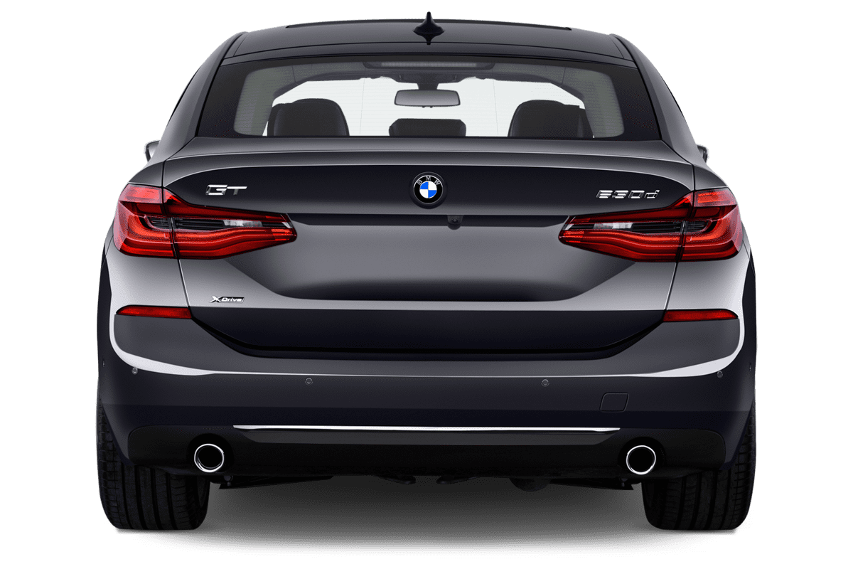 Heckansicht eines BMW 6er Gran Turismo