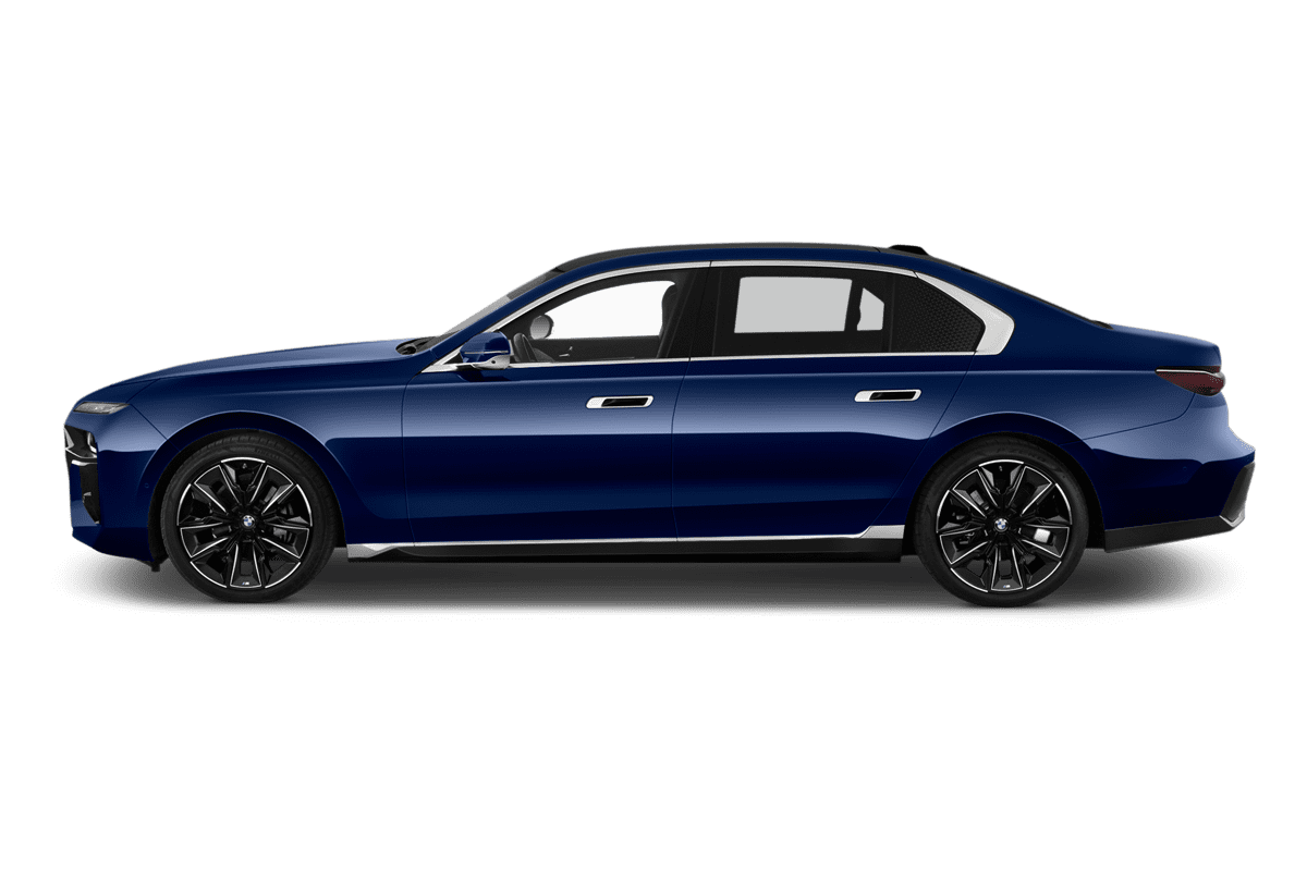 Seitenansicht eines BMW 7er Limousine