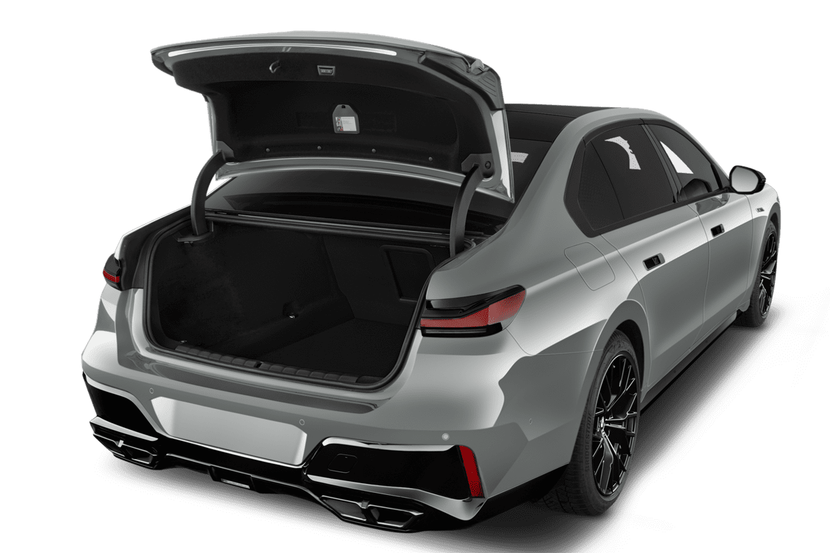 Kofferraum eines BMW 7er Limousine