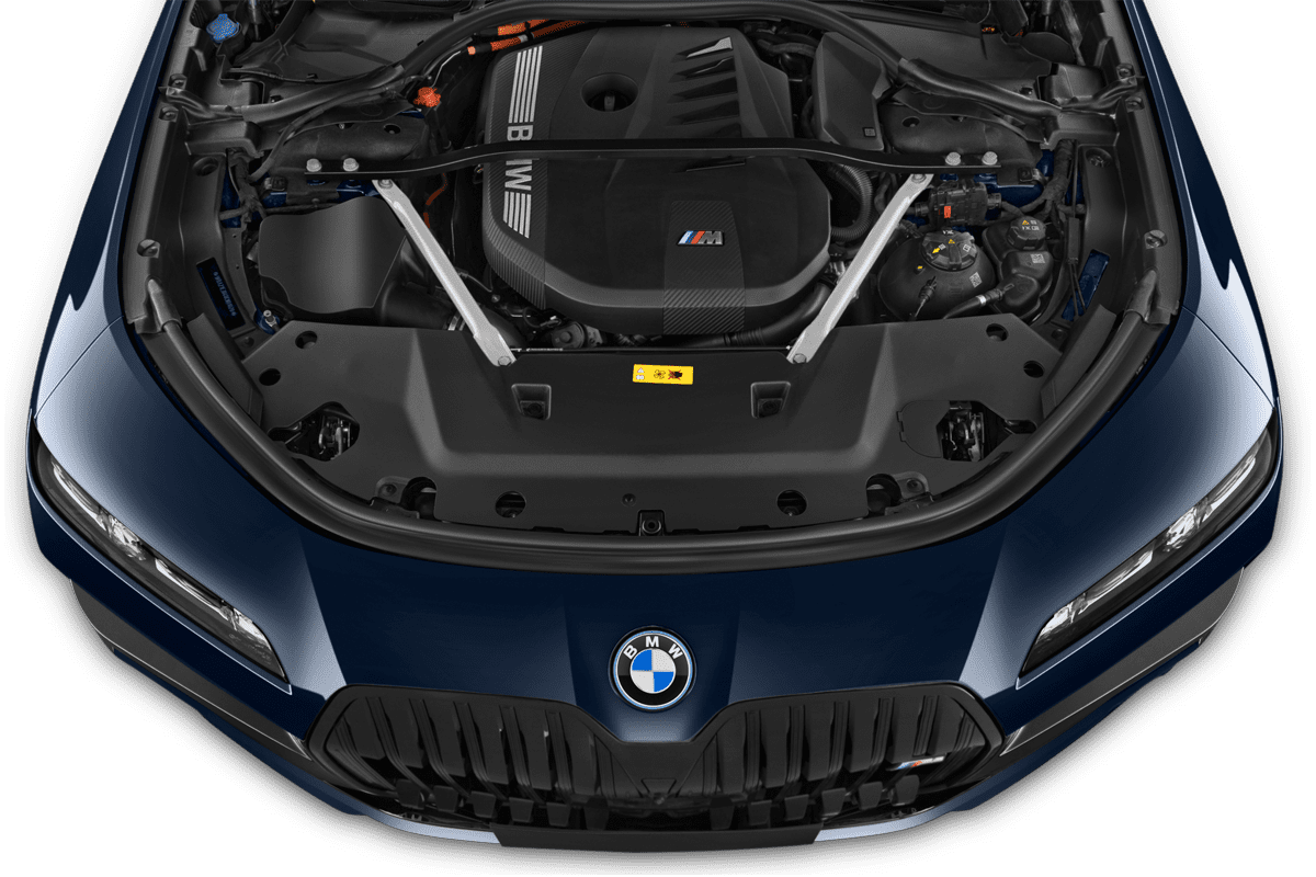 Motorraum eines BMW 7er Limousine Plug-in-Hybrid