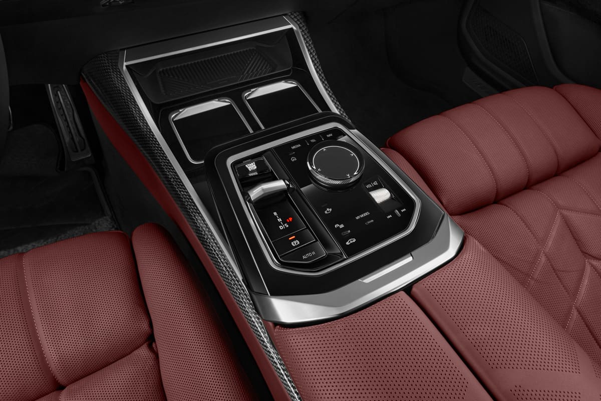 Schaltknüppel eines BMW 7er Limousine Plug-in-Hybrid