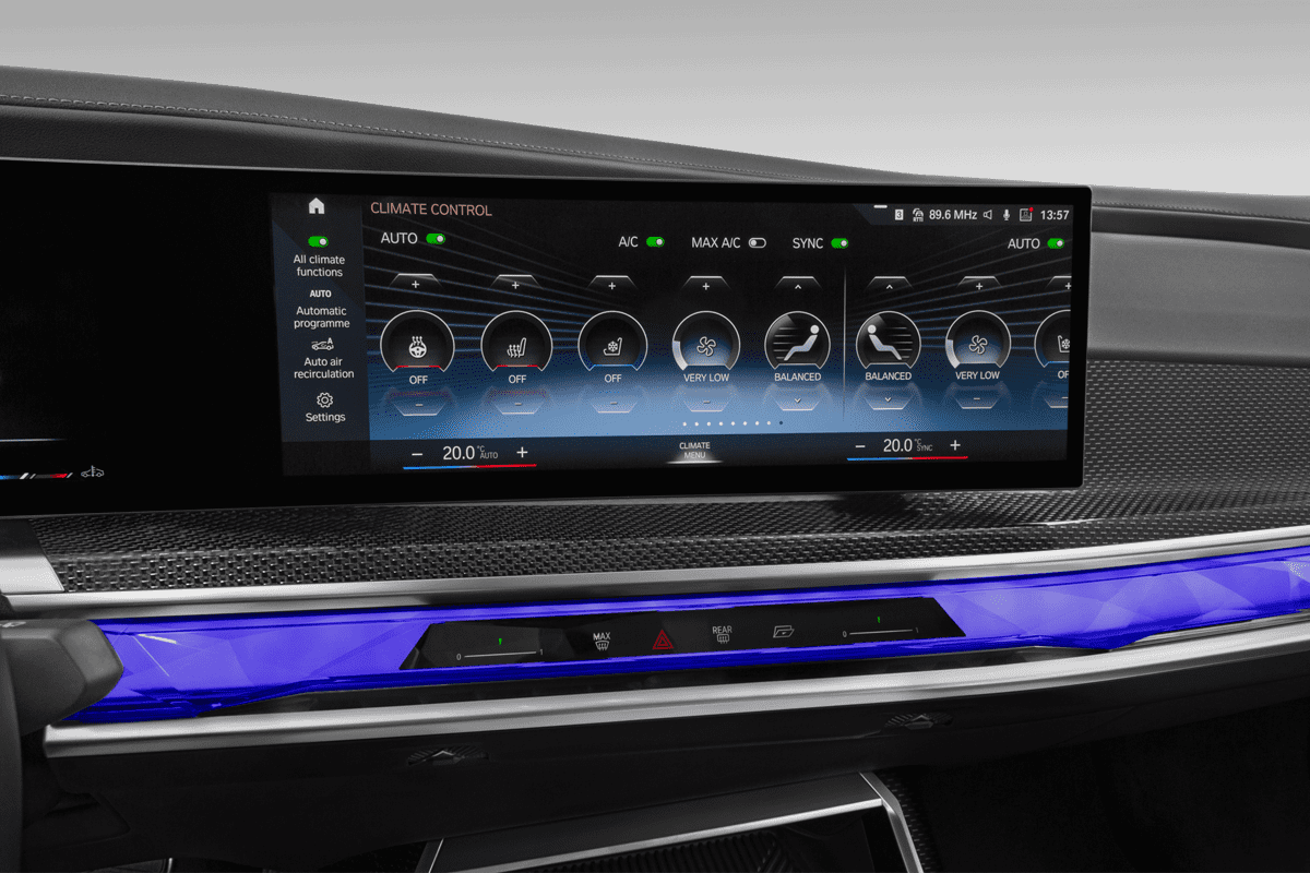 Klimasteuerung eines BMW 7er Limousine Plug-in-Hybrid