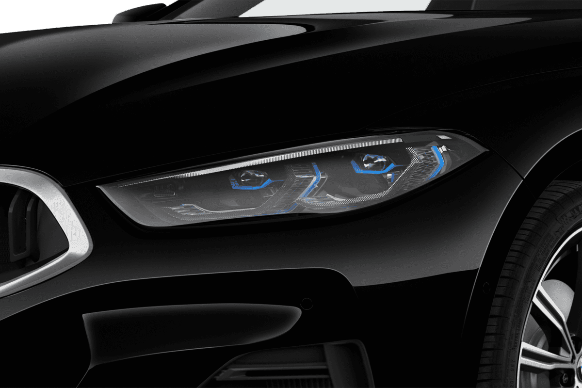 Frontscheinwerfer eines BMW 8er Coupé