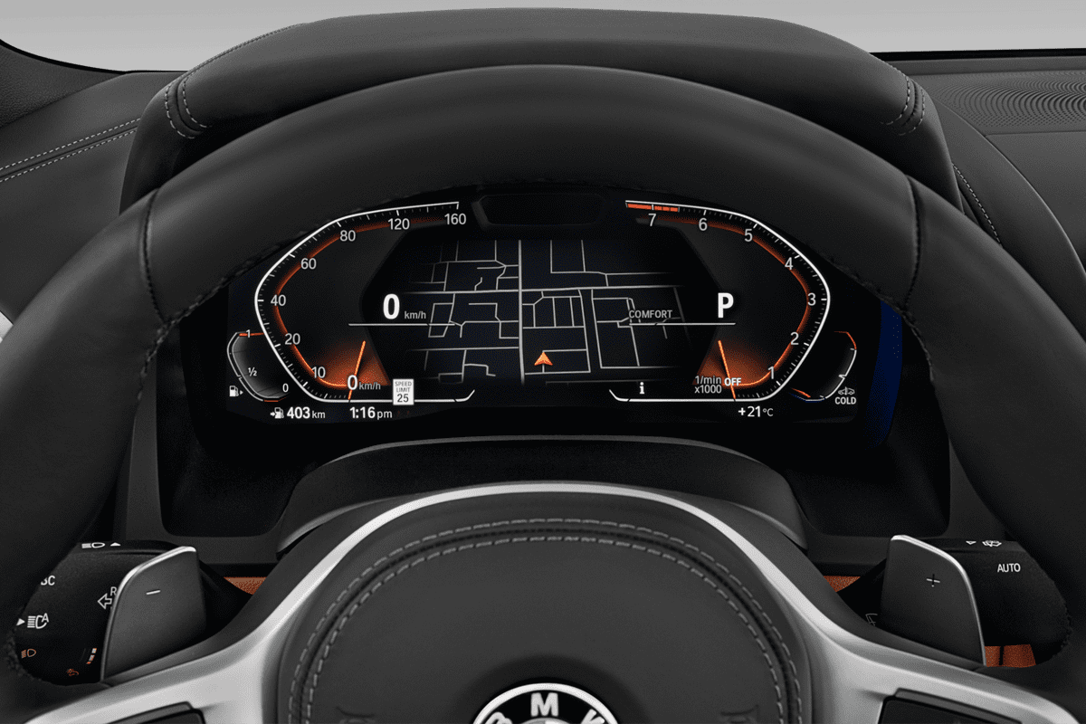 Kombiinstrument eines BMW 8er Cabriolet