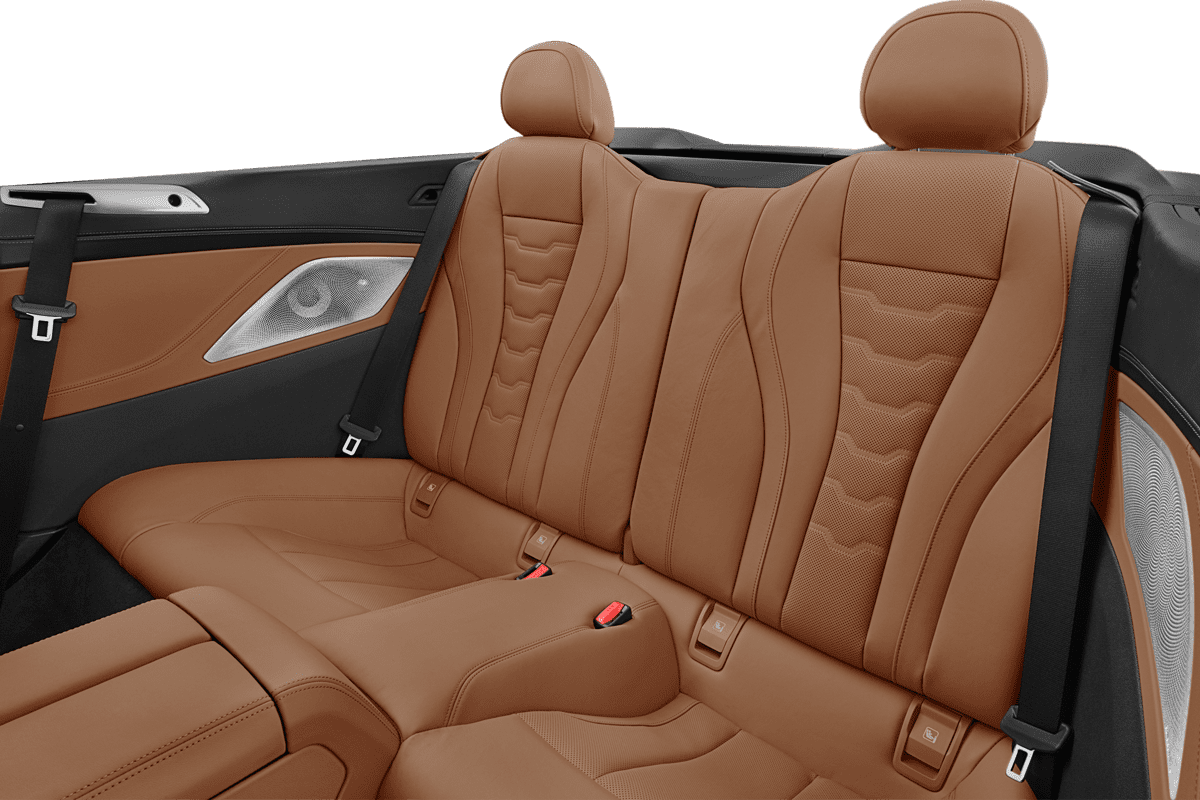 Rücksitzbank eines BMW 8er Cabriolet