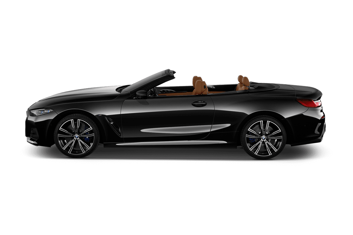 Seitenansicht eines BMW 8er Cabriolet