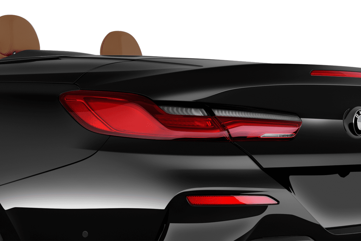 Heckleuchten eines BMW 8er Cabriolet