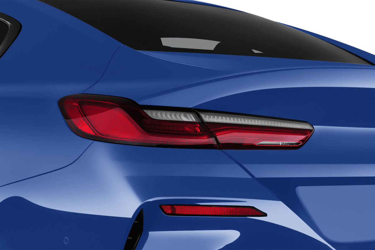 Heckleuchten eines BMW 8er Gran Coupé